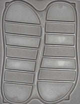Embossed EVA insole footwear component
